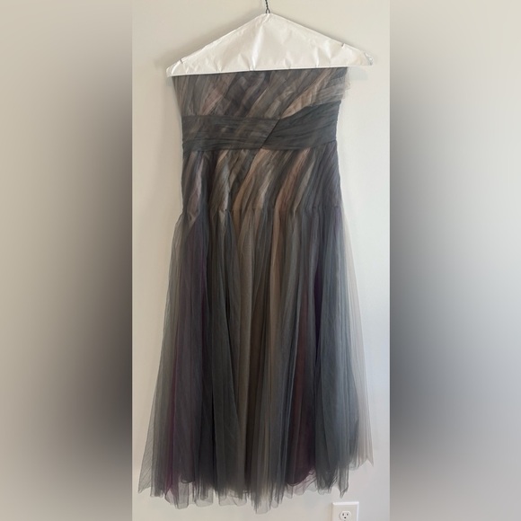 Ralph Lauren Collection Jenson Strapless Tulle Pleated Gown Size 4 Made/Italy - Picture 4 of 6